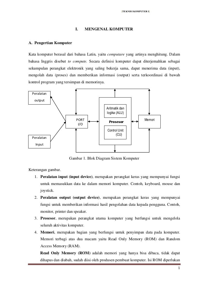 Modul Teknisi Komputer Pdf